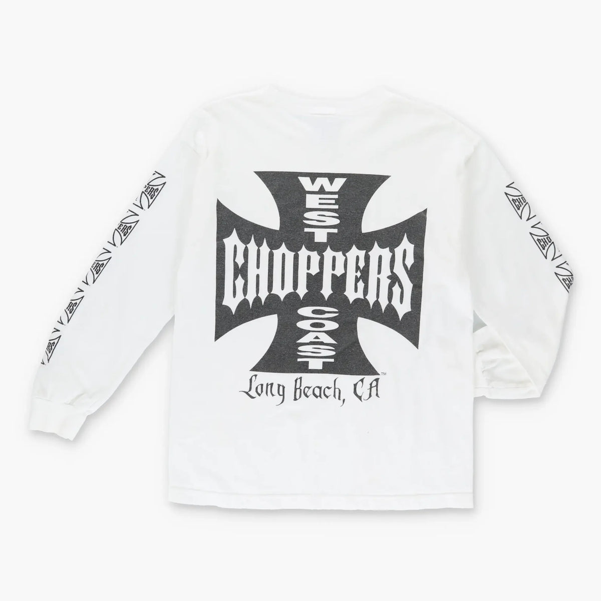 Y2K Sanskrit Graphic Long Sleeve Tee – Vintage Streetwear