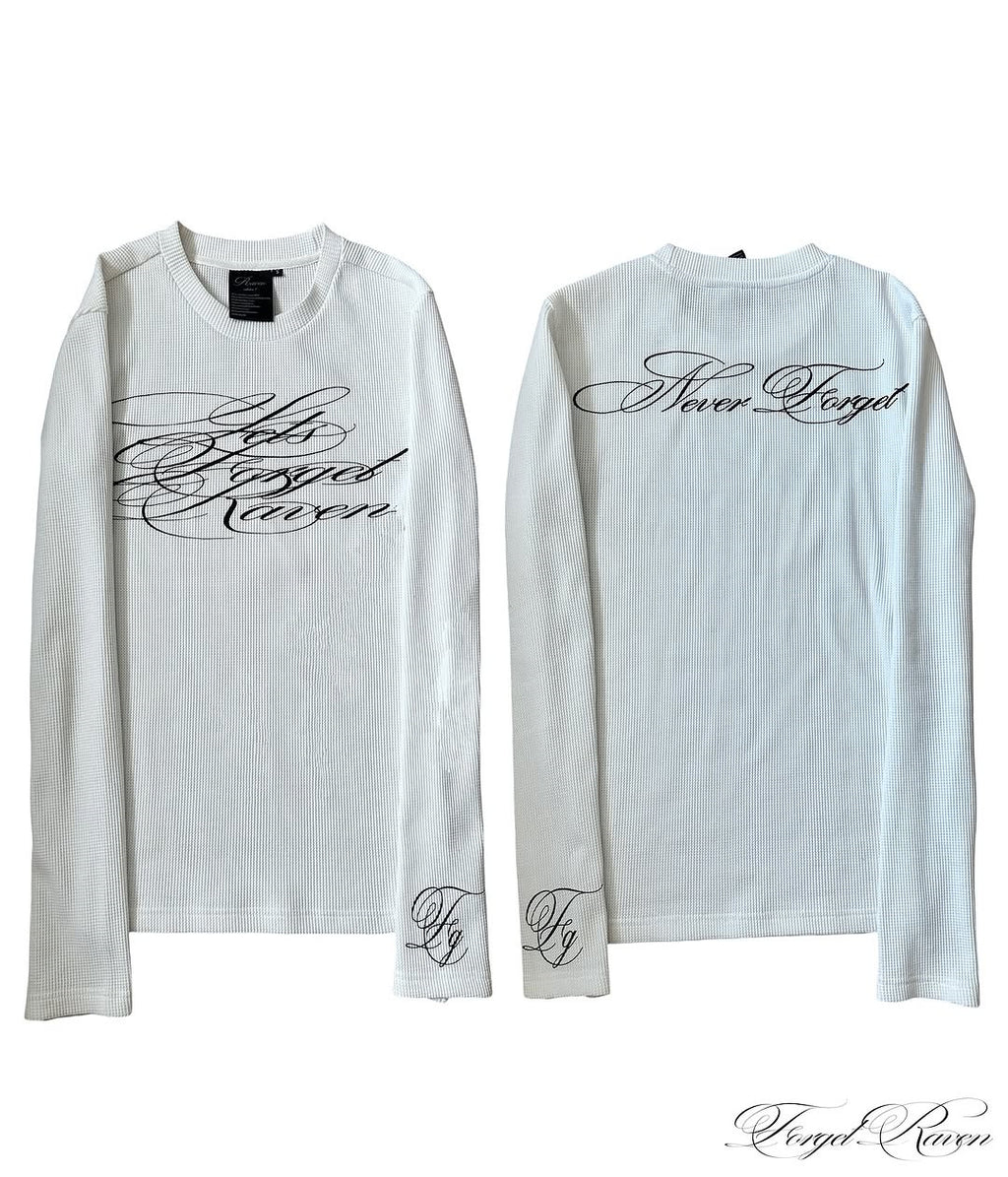 Minimalist Dark Retro Y2K Print High Street Trendy Long Sleeve Unisex Top