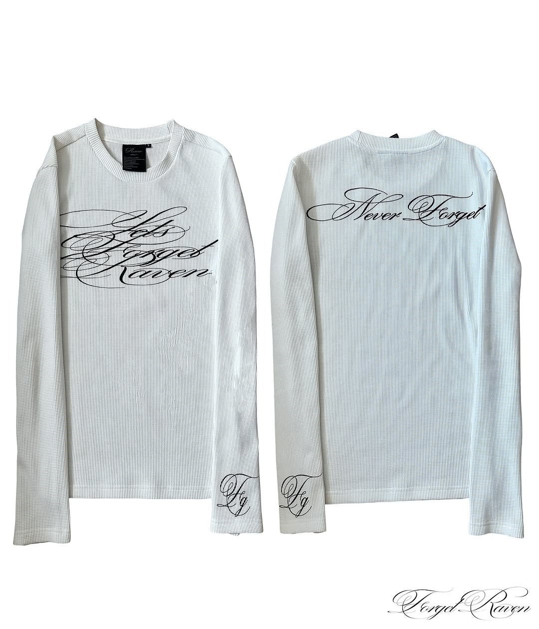 Minimalist Dark Retro Y2K Print High Street Trendy Long Sleeve Unisex Top